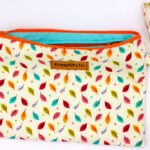 leaves wristlet bag