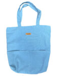 Canvas washed blue Tote bag | תיק מבד קנבס כחול משופשף