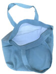 Canvas washed blue Tote bag | תיק מבד קנבס כחול משופשף