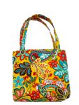 תיק כתף TOTE מרופד | Big Wild Flowers TOTE small bag