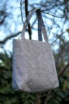 תיק כתף TOTE מרופד | Grey TOTE small bag